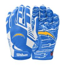 Luvas de futebol Wilson NFL Stretch Fit Youth Chargers Luvas de futebol Wilson NFL Stretch Fit Youth Chargers