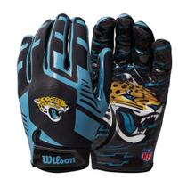 Luvas de futebol Wilson NFL Stretch Fit Youth Jaguars Luvas de futebol Wilson NFL Stretch Fit Youth Jaguars