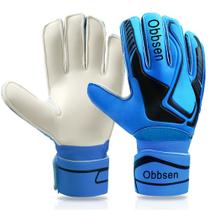 Luvas de goleiro de futebol Obbsen para crianças, jovens e adultos com aderência em látex