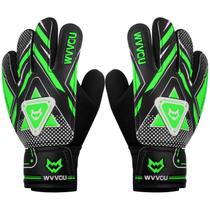 Luvas de goleiro WVVOU para crianças e jovens, proteção dupla