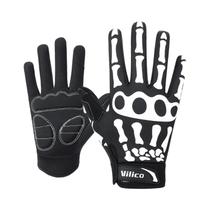 Luvas De Halloween Com Design De Caveira E Garra Fantasma, Acessórios De Maquiagem, Luvas