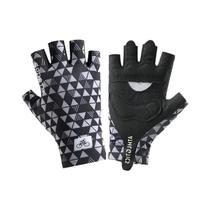 Luvas De Halterofilismo Unissex De Alta Elasticidade Em Seda Gelada Com Dedos Cortados Para Ciclismo