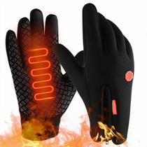 Luvas de inverno com isolamento térmico com tela de toque preta de neve Luvas de inverno com isolamento térmico com tela de toque preta de neve