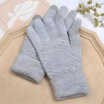 Luvas De Inverno Femininas De Cashmere Com Toque Quente Para Ciclismo, Esqui E Atividades Ao Ar