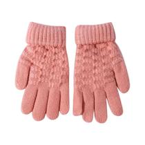 Luvas De Inverno Grossas De Tricô Quentes E Elásticas Para Crianças, Luvas Sólidas Com Dedos Luvas De Inverno Grossas De Tricô Quentes E Elásticas Para Crianças, Luvas Sólidas Com Dedos