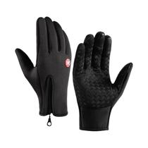 Luvas De Inverno Masculinas Impermeáveis E À Prova De Vento Com Tela Sensível Ao Toque Para