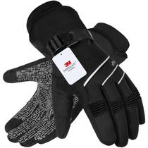 Luvas de Inverno MOREOK Impermeáveis, Corta-Vento, Compatíveis com Touchscreen e Quentes