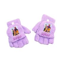 Luvas De Inverno Para Meninas Com Desenhos De Cartoon, Luvas Sem Dedos KPop Demon Hunters Anime,