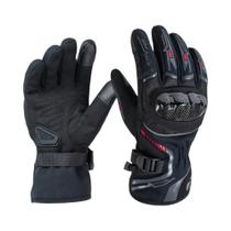 Luvas De Inverno Para Motocicleta À Prova De Vento E Água Com Proteção De Carbono E Tela Sensível Ao Luvas De Inverno Para Motocicleta À Prova De Vento E Água Com Proteção De Carbono E Tela Sensível Ao
