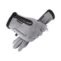 Luvas De Inverno Para Motocicleta Com Forro Térmico Em Fleece, Impermeáveis E Com Tela Sensível Ao