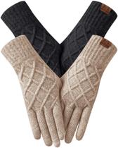 Luvas de inverno REACH STAR com tela sensível ao toque de 3 dedos quentes