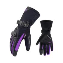 Luvas De Inverno Rosa E Roxa Para Motocicleta 100% Impermeáveis E Quentes Para Mulheres Luvas De Inverno Rosa E Roxa Para Motocicleta 100% Impermeáveis E Quentes Para Mulheres