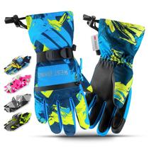 Luvas de Inverno West Biking para Crianças com Isolamento 3M Thinsulate Impermeáveis Luvas de Inverno West Biking para Crianças com Isolamento 3M Thinsulate Impermeáveis