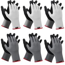 Luvas de jardinagem NoCry para mulheres, palma de borracha ultra-respirável