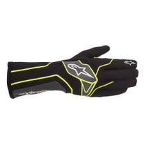 Luvas de Kart Alpinestars Tech-1 K V2 - Tamanho Grande (Preto/Amarelo)
