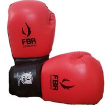 Luvas de Kick Boxe Muay Thai Injetada - FBr Sports Vermelha
