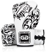 Luvas de Kickboxing Fairtex Glory - Edição Limitada Branca (340g)