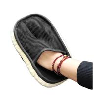 Luvas De Lã Para Lavagem De Carros Com Forro De Fleece Espesso, Escova De Limpeza Para Cuidados Com Luvas De Lã Para Lavagem De Carros Com Forro De Fleece Espesso, Escova De Limpeza Para Cuidados Com