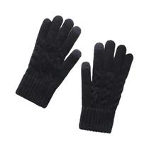 Luvas De Lã Tricotadas Unissex Para O Inverno Com Tela Sensível Ao Toque, Quentes E Grossas, Para