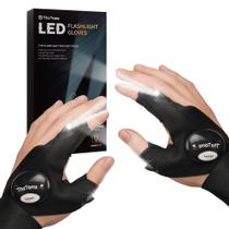 Luvas de lanterna LED ThxToms para pesca, reparo e acampamento Luvas de lanterna LED ThxToms para pesca, reparo e acampamento