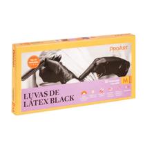 Luvas De Látex Black M 10 uin. - ProArt