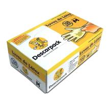 Luvas de latex com pó descarpack tamanho m - 100 unidades - Descarpack d.b.ltda Luvas de latex com pó descarpack tamanho m - 100 unidades - Descarpack d.b.ltda