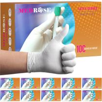 Luvas de látex descartáveis DiRose MedRose Small 1000 Count