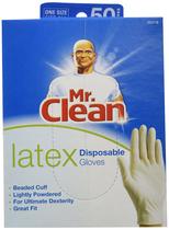 Luvas de látex descartáveis Mr. Clean 50 Count