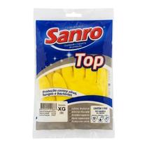 Luvas de Látex Top Sanro Amarela Tamanho Xg Luvas de Látex Top Sanro Amarela Tamanho Xg