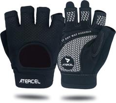 Luvas de levantamento de peso ATERCEL Full Palm Protection Black S