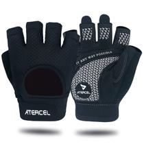 Luvas de levantamento de peso ATERCEL Full Palm Protection pretas
