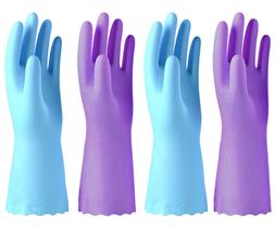 Luvas de limpeza Alimat PLus, reutilizáveis, sem látex, 4 unidades