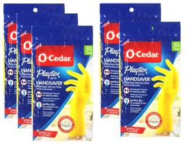 Luvas de limpeza de borracha reutilizáveis PLAYTEX HandSaver (GG, 5 pares), luvas domésticas reutilizáveis de proteção diária