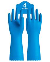 Luvas de limpeza reutilizáveis para lavar louça PACIFIC PPE Blue L