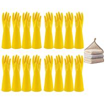 Luvas de limpeza Vsootal Reutilizáveis de Borracha para uso doméstico (8 pares)