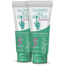 Luvas de loção de proteção em um frasco para pele seca e com coceira 100mL