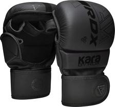Luvas de MMA RDX Sparring Grappling Hybrid Open Palm Leather