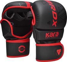 Luvas de MMA RDX Sparring Grappling Hybrid Open Palm Leather