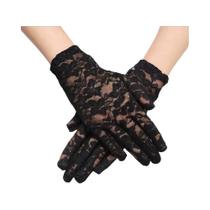 Luvas De Moda Femininas Em Renda Para Dirigir, Finas, Com Proteção UV, Luvas Curtas De Protetor