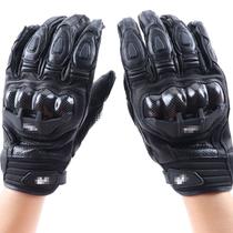 Luvas de motocicleta full finger, pele de ovelha off-road