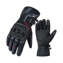 Luvas De Motocicleta Impermeáveis E Quentes Para Homens E Mulheres Com Tela Sensível Ao Toque Para