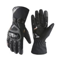 Luvas De Motocicleta Impermeáveis Para O Inverno, Quentes, Para Corrida De Motocross, Com Tela