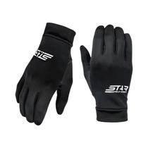 Luvas De Motocicleta Pretas Para Inverno E Verão Com Forro Interno De Seda Macia Para Pilotagem De