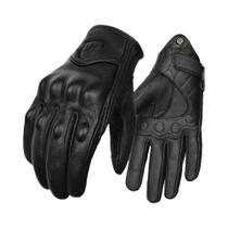 Luvas De Motocicleta Retro Unissex De Verão Em Couro Para Motocross E Ciclismo Com Proteção Em Couro Luvas De Motocicleta Retro Unissex De Verão Em Couro Para Motocross E Ciclismo Com Proteção Em Couro