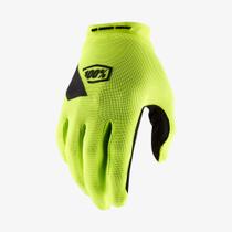 Luvas de motocross MTB masculinas 100% RIDECAMP 2XL fluorescentes