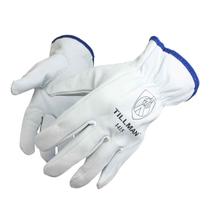 Luvas de motorista Tillman 1415L em pele de cabra de alta qualidade - L, brancas