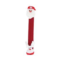 Luvas De Natal Com Tema Do Papai Noel Para Micro-ondas E Geladeira, Decoração De Natal Em Linho Luvas De Natal Com Tema Do Papai Noel Para Micro-ondas E Geladeira, Decoração De Natal Em Linho