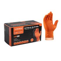 Luvas de nitrilo ANBOSON descartáveis laranjas resistentes a produtos químicos Luvas de nitrilo ANBOSON descartáveis laranjas resistentes a produtos químicos