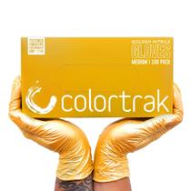 Luvas de nitrilo descartáveis Colortrak Luminous Lilac Frost