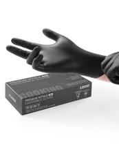 Luvas de nitrilo descartáveis LANON Food Safe Black X-Large